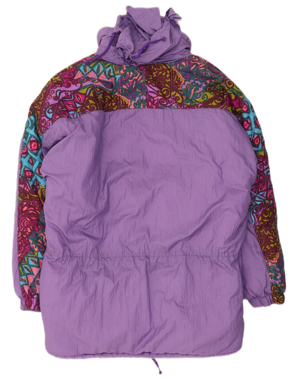 Brugi ženska jakna za skijanje s kapuljačom i podstavljenom trakom IT 46 Large Purple Paisley