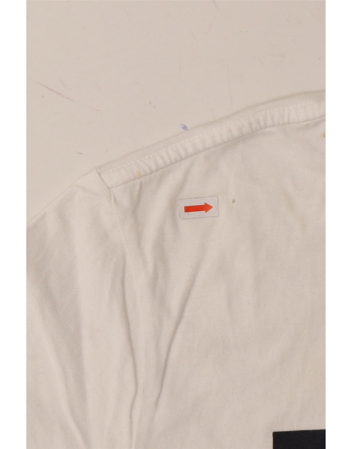 LEVI'S Mens Graphic T-Shirt Top Medium White Cotton Vintage Levi's and Second-Hand Levi's from Messina Hembry 