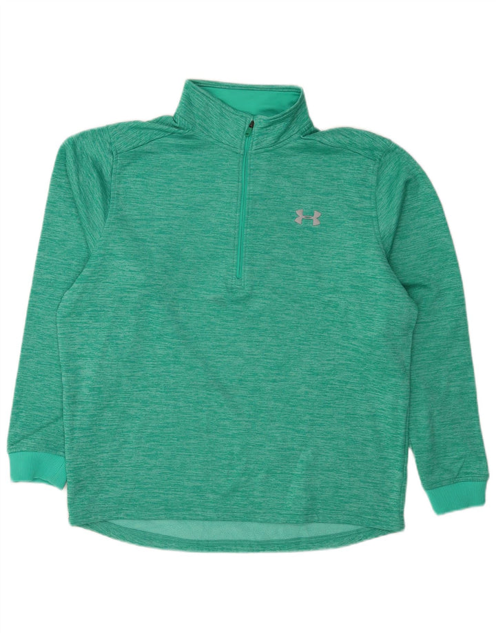 Under Armour muška majica s izrezom i velikim tirkiznim pjegama