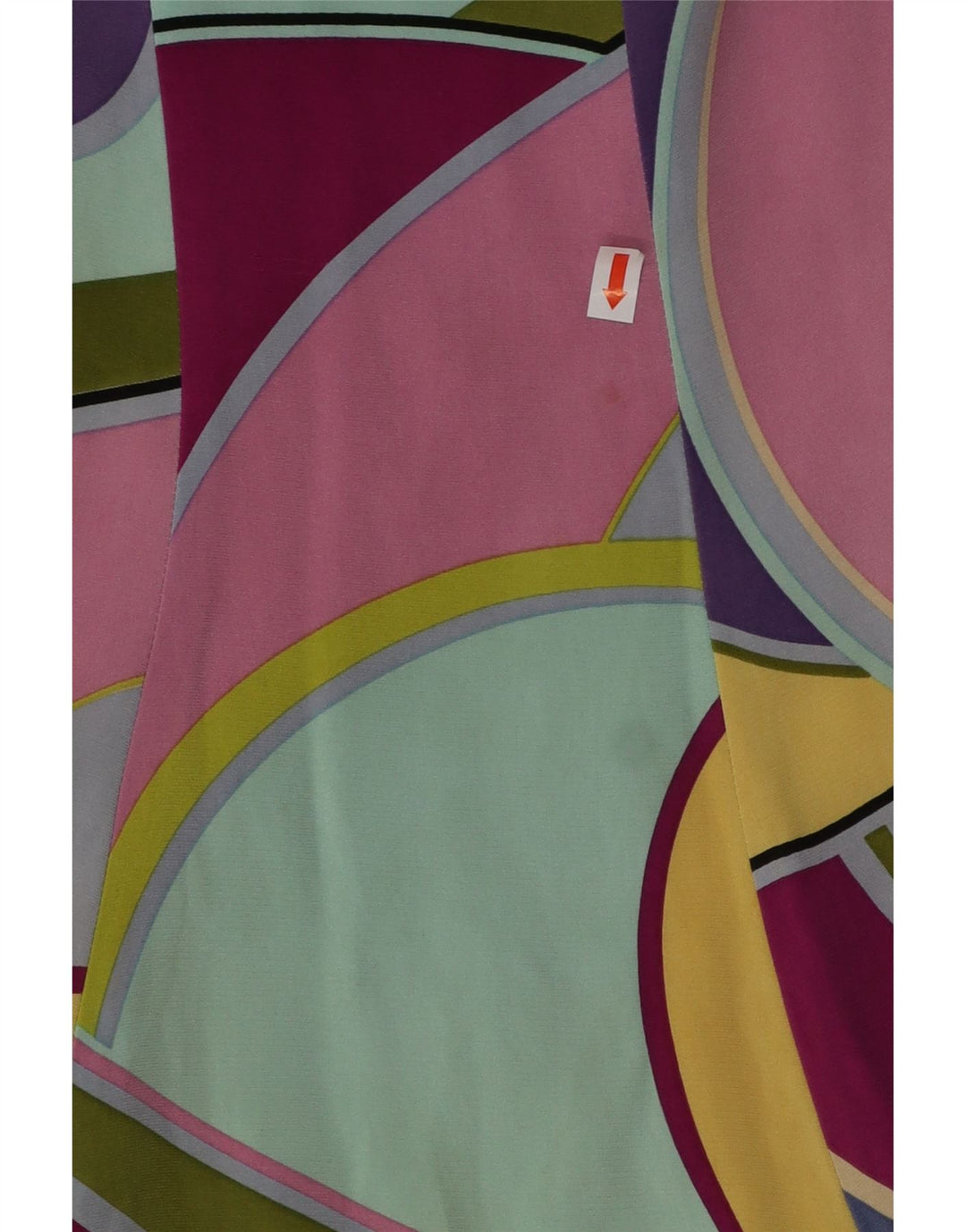 KAREN MILLEN Ženska suknja A-kroja UK 10 Mala W30 Višebojna geometrijska