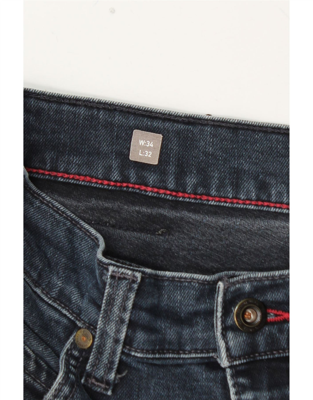 MUSTANG Ženske traperice srednjeg rasta, sužene traperice W34 L32 Plave