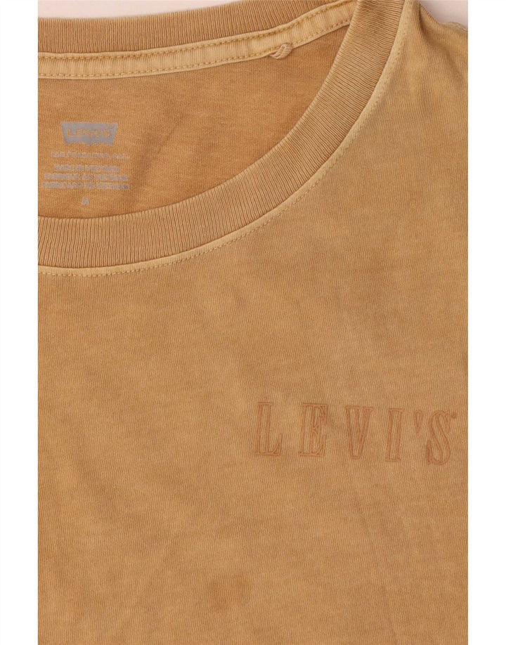 Levi's ženska majica kratkih rukava UK 14 srednje bež pamuk