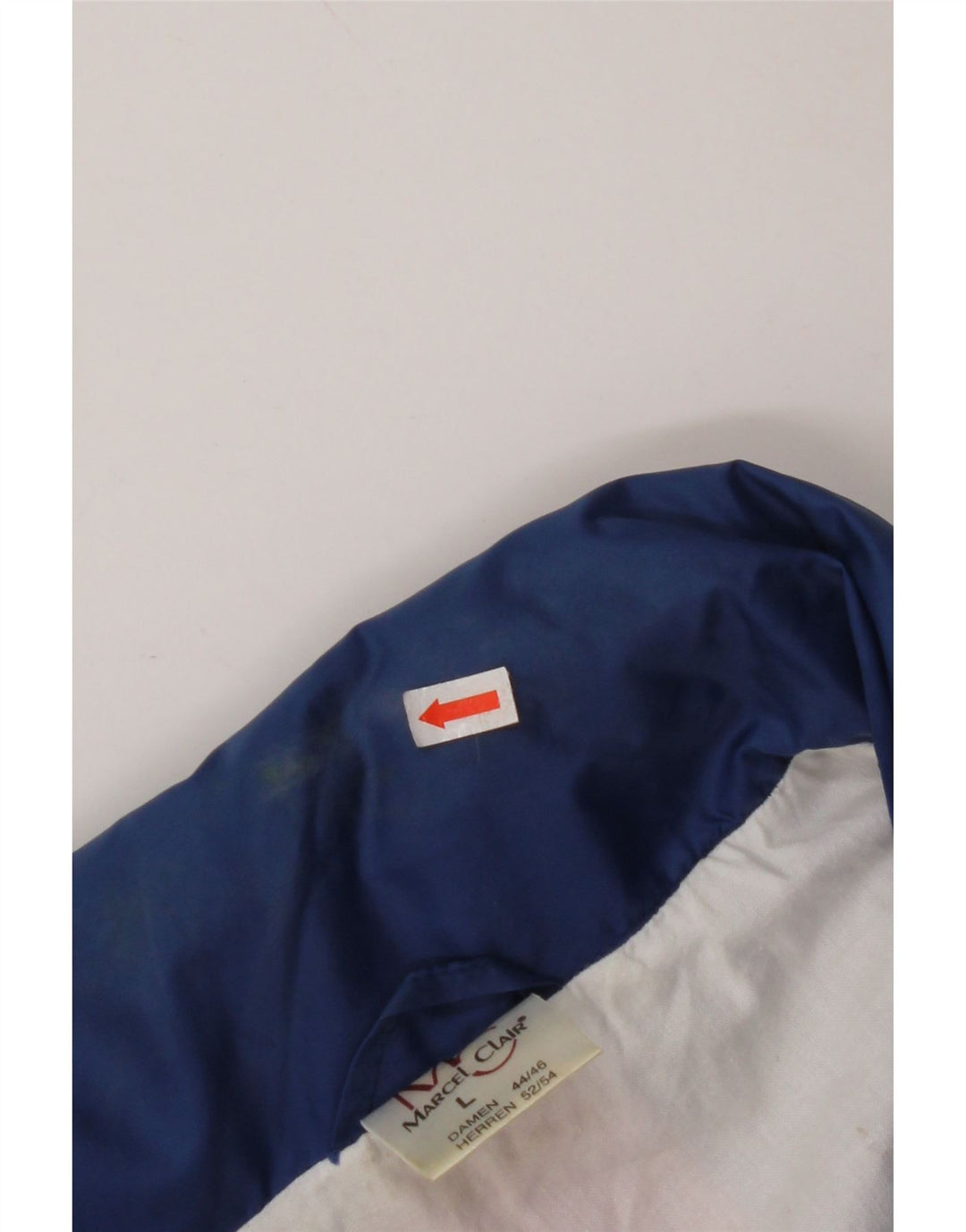 MARCEL CLAIR Muška kišna jakna s kapuljačom UK 40 Large Blue Colourblock