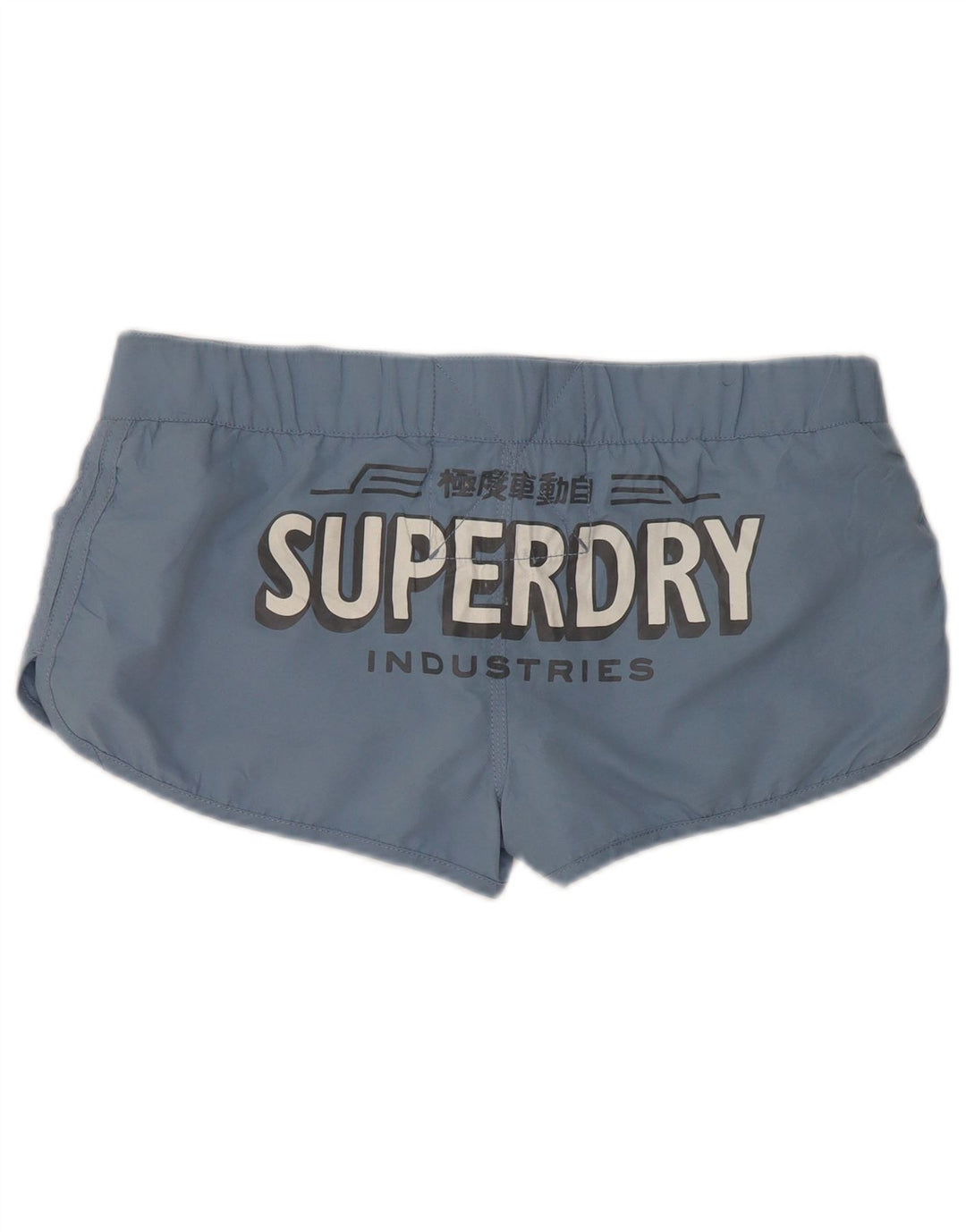 Superdry ženske kratke hlače za plivanje s grafičkim motivima UK 16 veliki plavi poliester