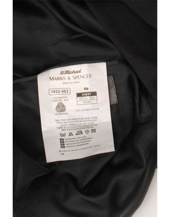 Marks & Spencer muška jakna s dvostrukim kopčanjem UK 42 velika siva
