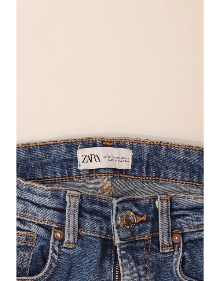 Zara ženske lepršave traperice EU 36 XS W26 L25 plave