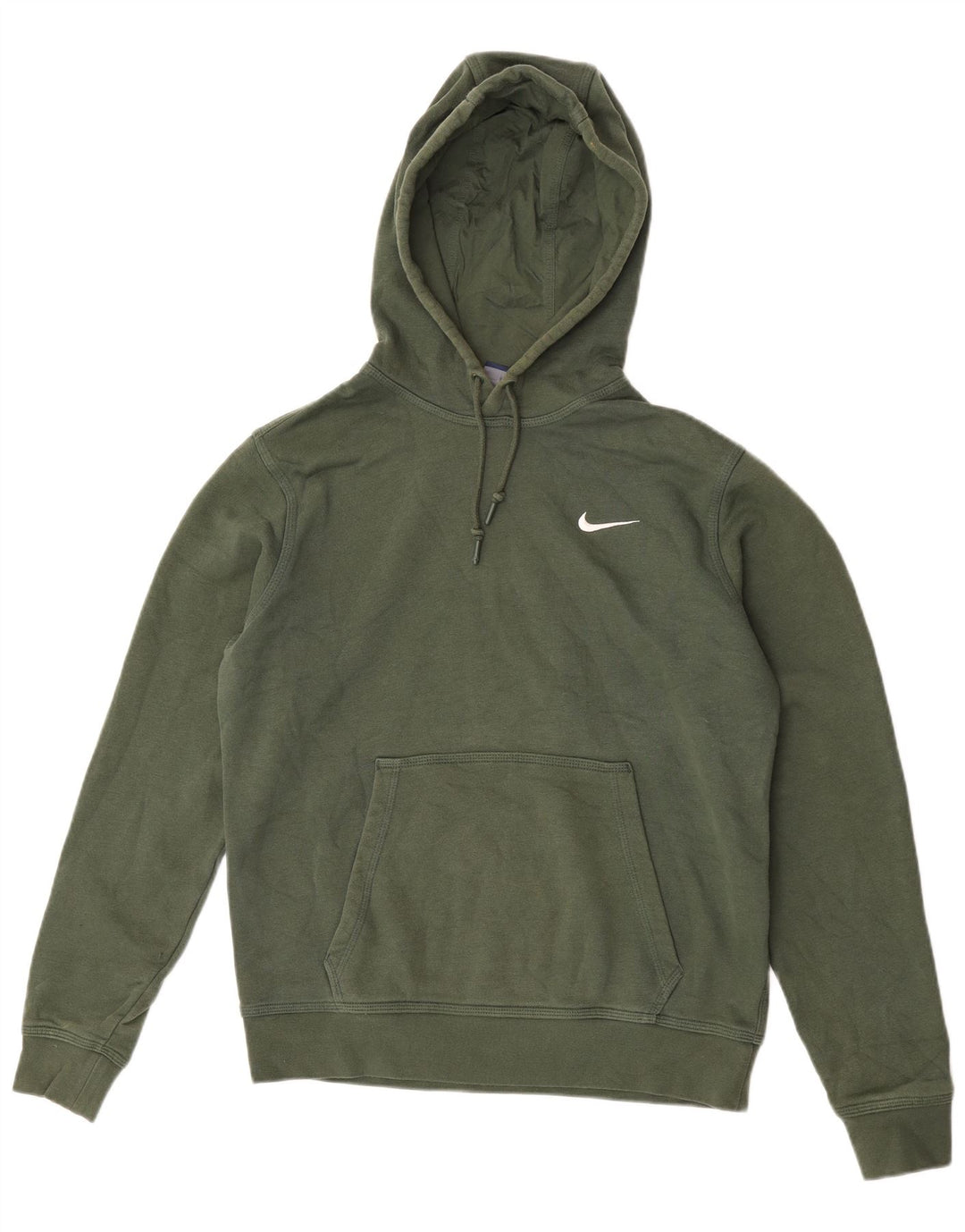 Nike muška majica s kapuljačom Srednje zeleni pamuk