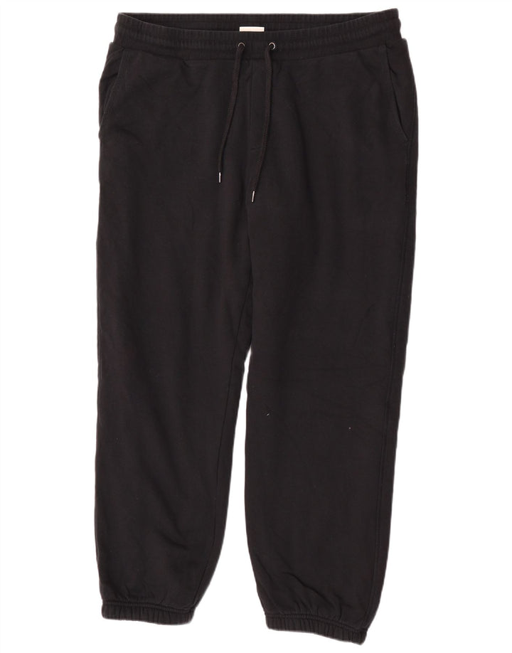 Marks & Spencer muške trenirke Hlače Joggers Large Black Pamuk