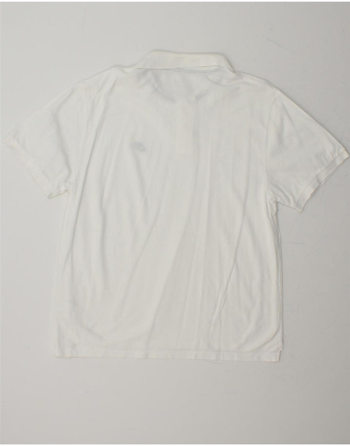 NIKE Mens Polo Shirt Large White Cotton Vintage Nike and Second-Hand Nike from Messina Hembry 