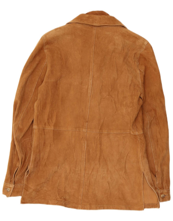 VINTAGE ženska jakna od brušene kože IT 44 srednje bež kože