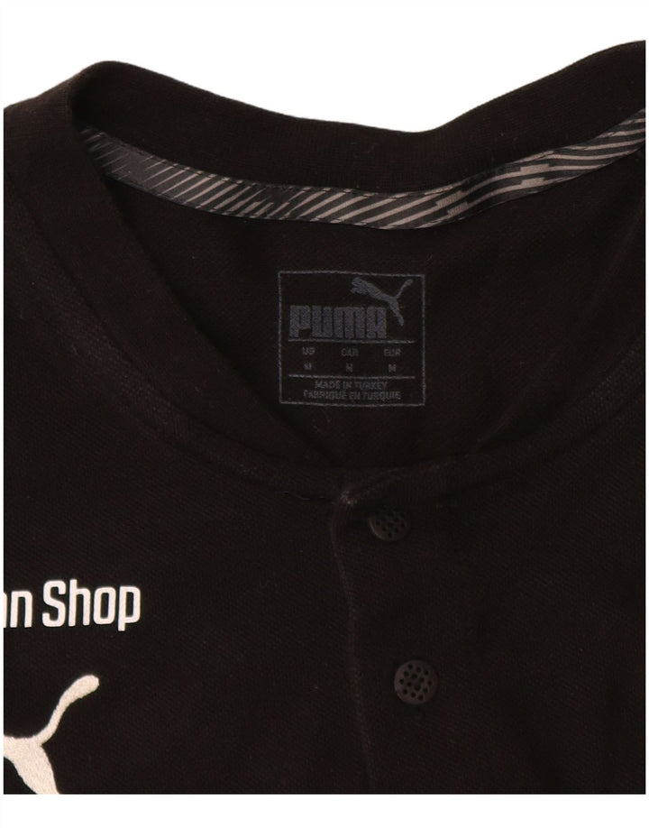 PUMA muška majica kratkih rukava srednje veličine, crni pamuk