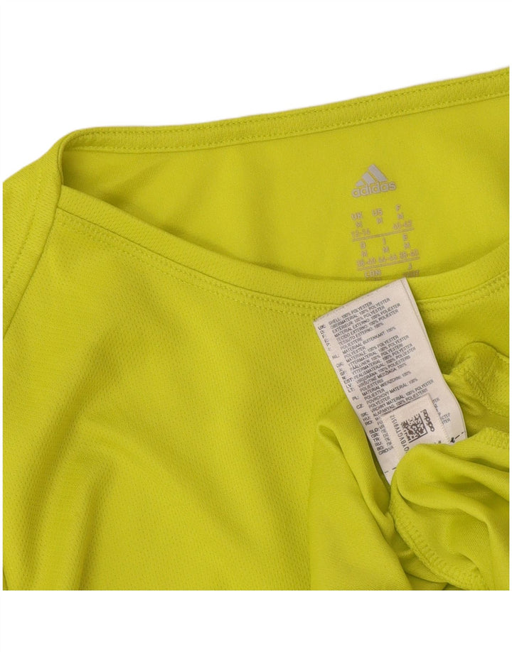 Adidas ženska majica kratkih rukava UK 12/14 Srednje zeleni poliester