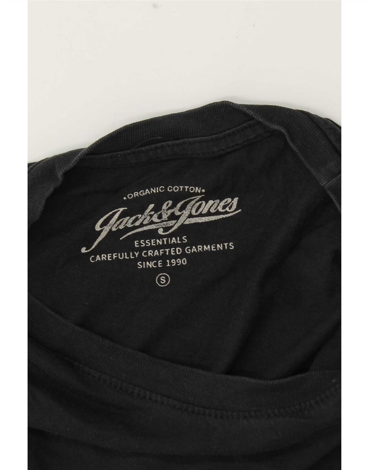 Jack & Jones Muška majica kratkih rukava Mali crni pamuk