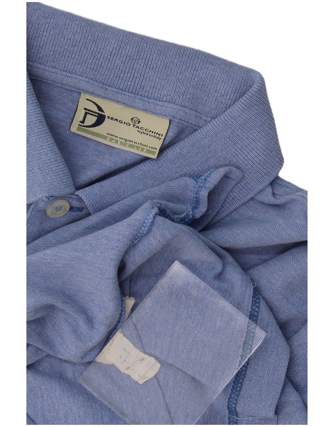 SERGIO TACCHINI Mens Polo Shirt IT 44 XS Blue