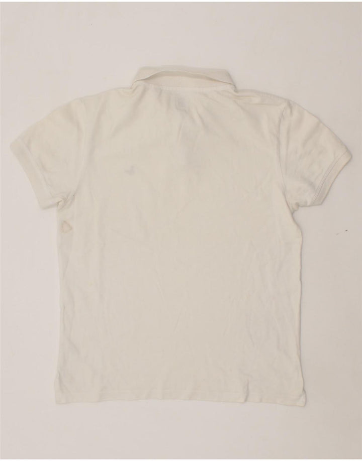 JACK WILLS Mens Polo Shirt Medium White Cotton Vintage Jack Wills and Second-Hand Jack Wills from Messina Hembry 