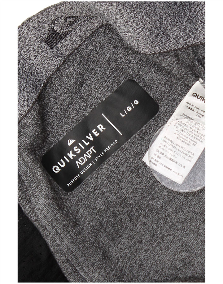 Quiksilver muške hlače za trenirku od poliestera s velikim sivim pjegama