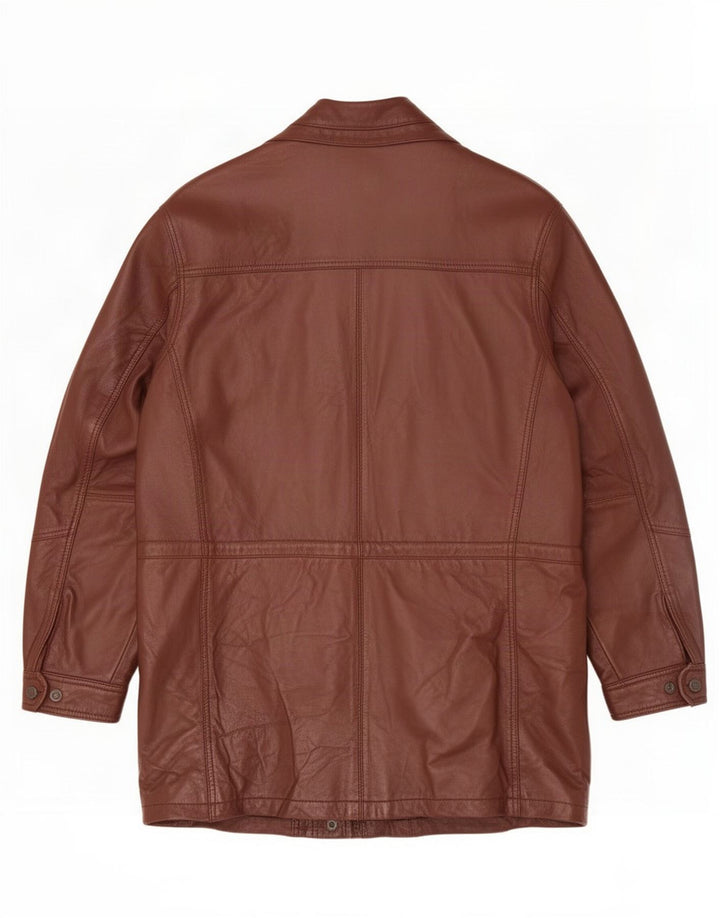 Vintage muški kožni kaput UK 40 Large Brown