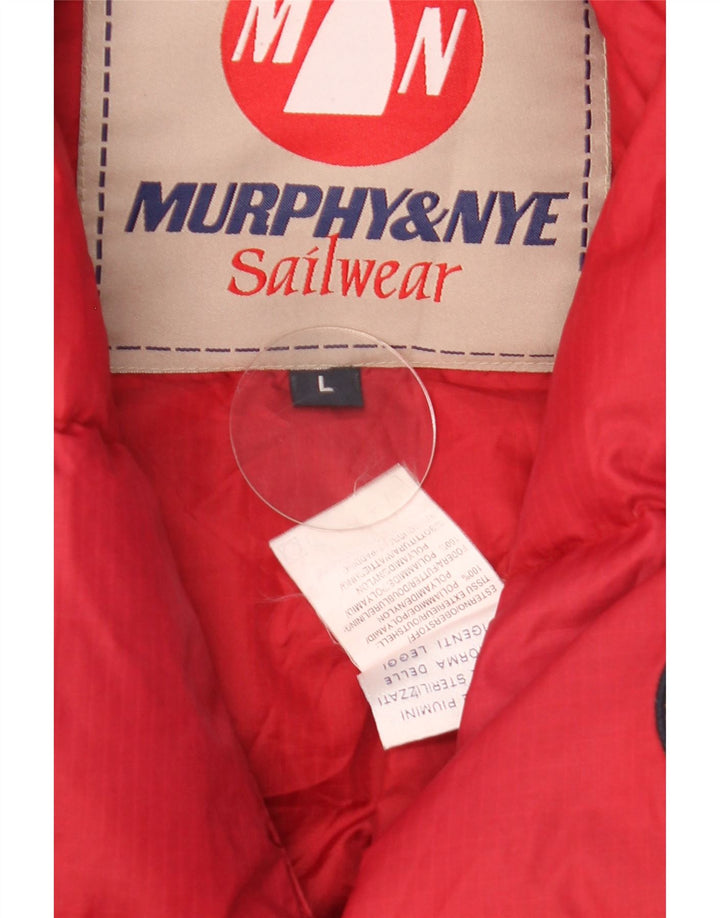 Murphy & Nye muška podstavljena jakna UK 40 velika crvena poliamid
