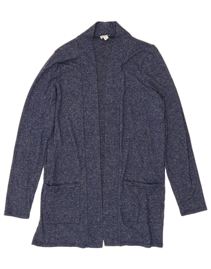 J. CREW Womens Open Cardigan Sweater UK 14 Medium Navy Blue Flecked Vintage J. Crew and Second-Hand J. Crew from Messina Hembry 