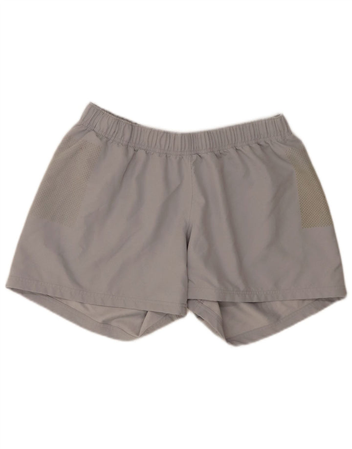Nike Ženske Dri Fit Graphic Sport Shorts UK 16 Veliki sivi poliester