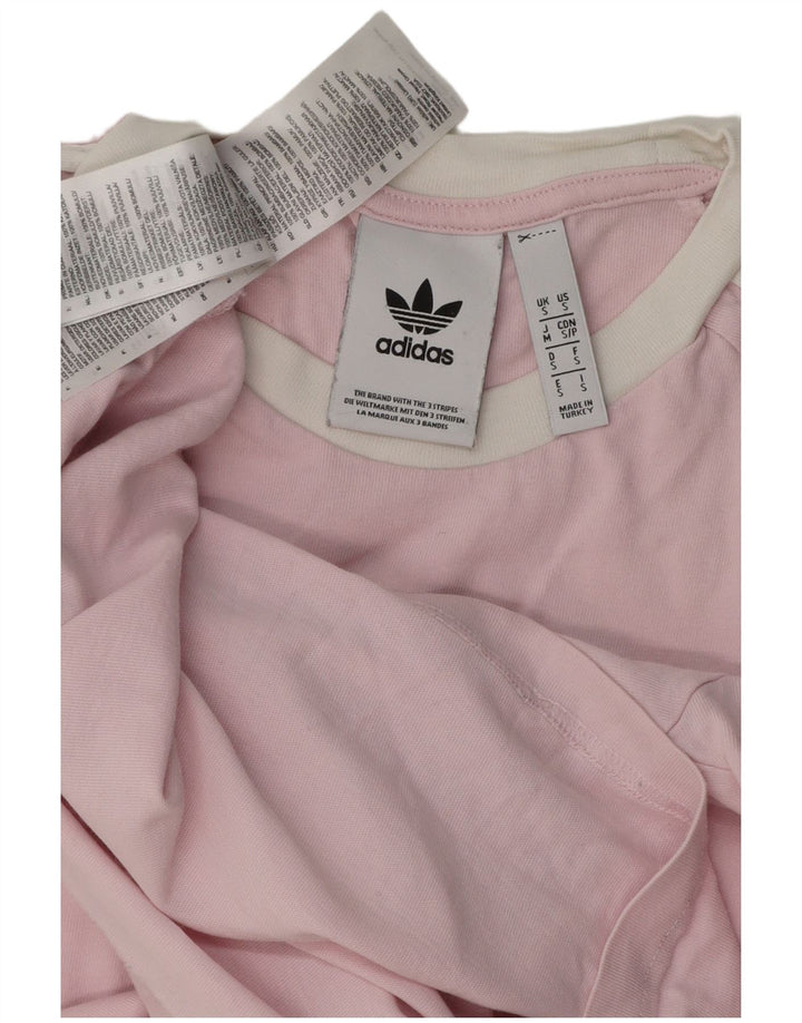 Adidas muška majica kratkih rukava, mali, ružičasti pamuk