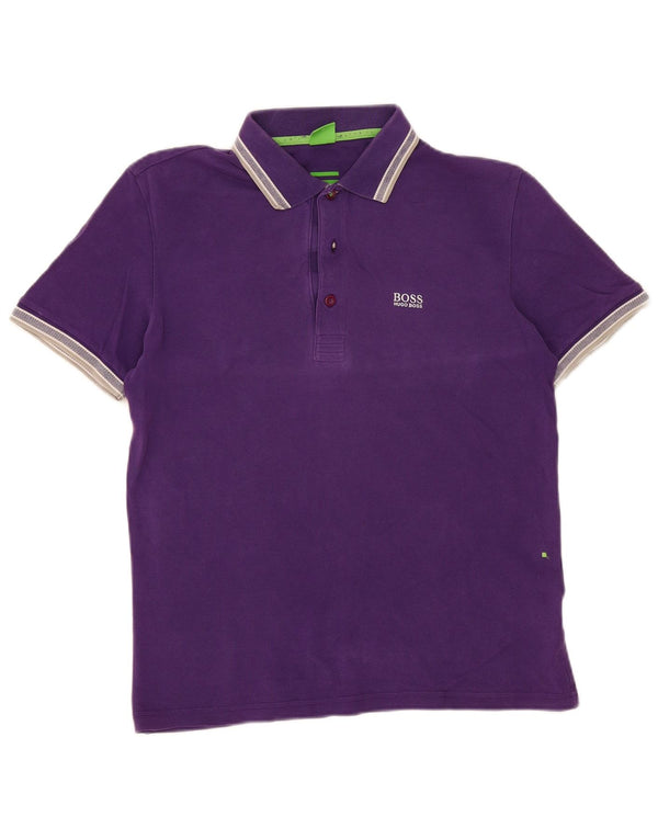 Hugo Boss muška polo majica srednje ljubičasta pamuk