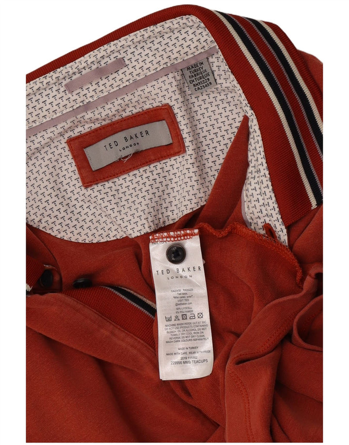 Ted Baker muška polo majica XL narančasti prugasti liocel