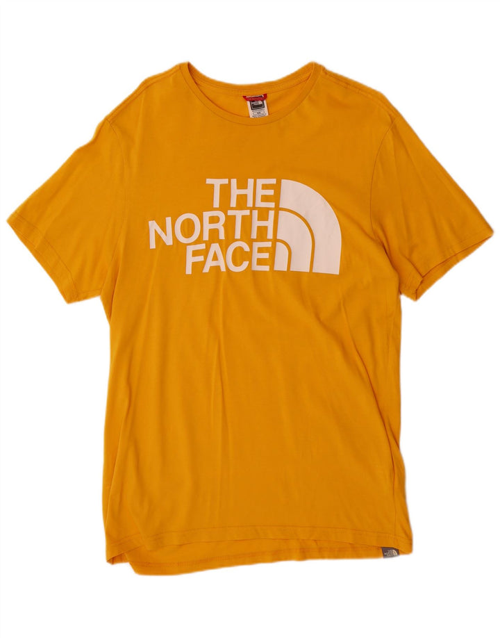 The North Face muška majica kratkih rukava s grafičkim motivima Srednje žuti pamuk