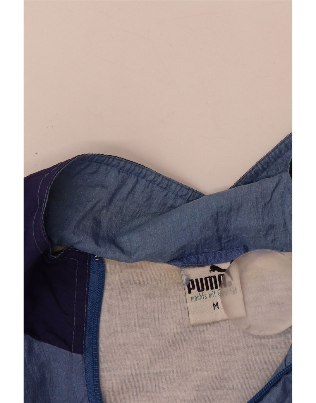 PUMA muška trenirka, gornja jakna od poliamida srednje plave boje