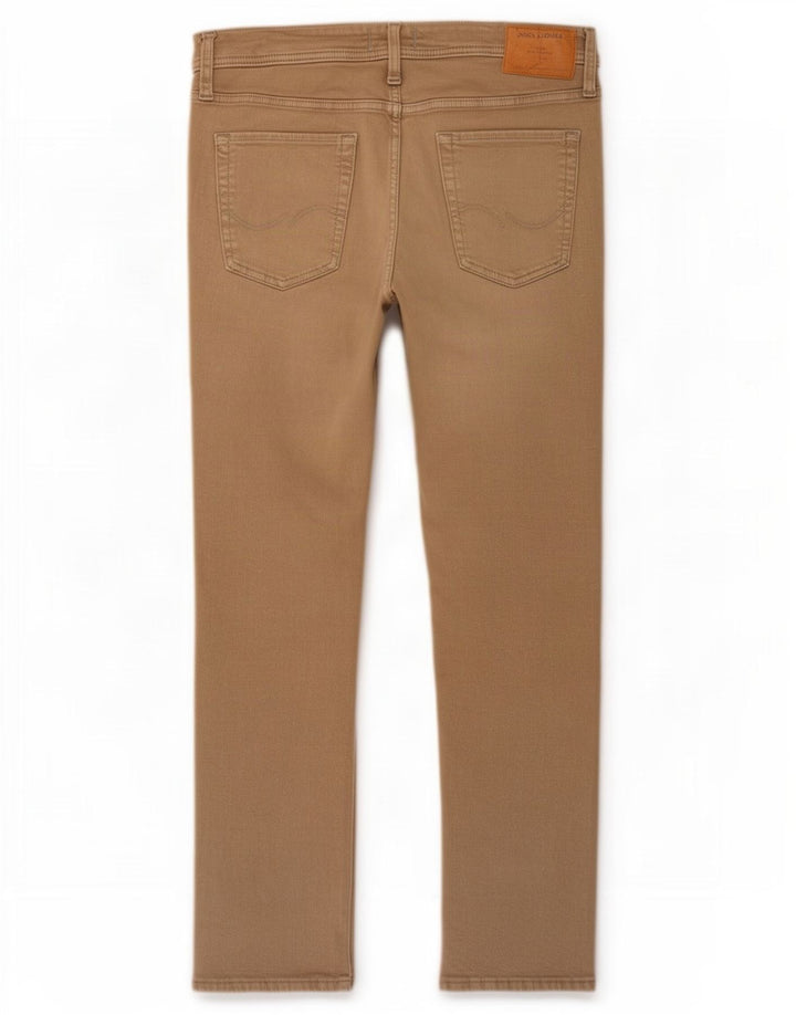 Jack & Jones muške uske traperice W34 L32 bež pamuk