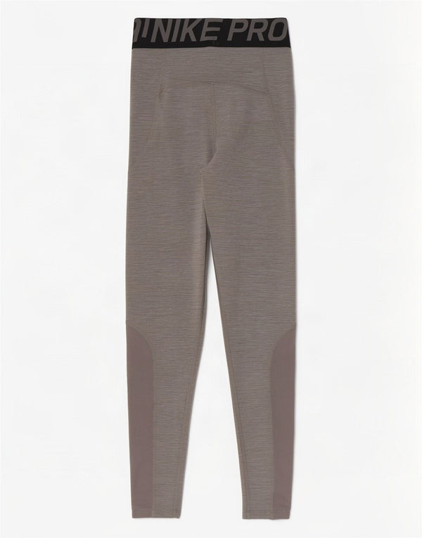 Nike Ženske Dri Fit Graphic Leggings UK 4 XS Grey Flected Polyester