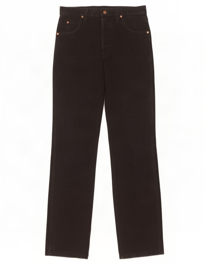 Wrangler Mens Evolution Straight Jeans W31 L34 Crni pamuk