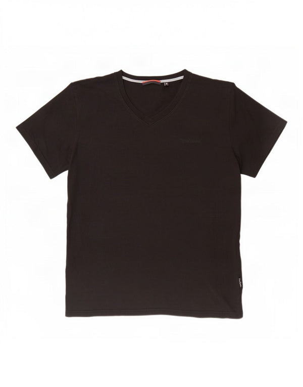 Pierre Cardin ženska majica kratkih rukava UK 18 XL crni pamuk