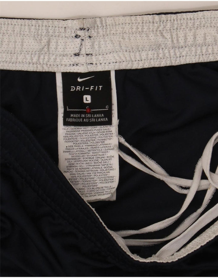Nike muške Dri Fit sportske kratke hlače velike tamnoplave poliesterske boje