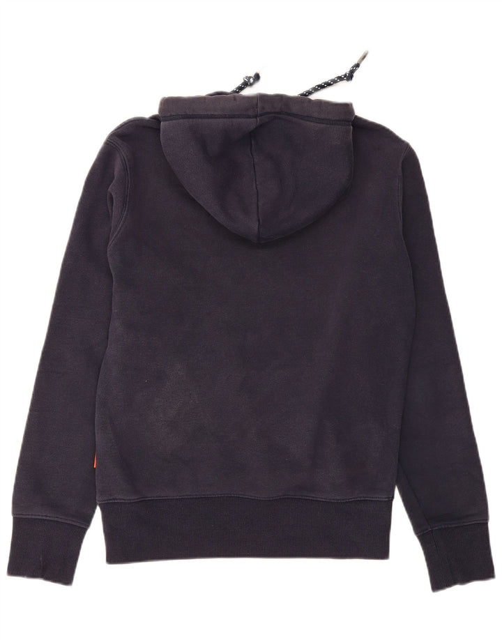 Superdry muška majica s kapuljačom srednje tamnoplavi pamuk