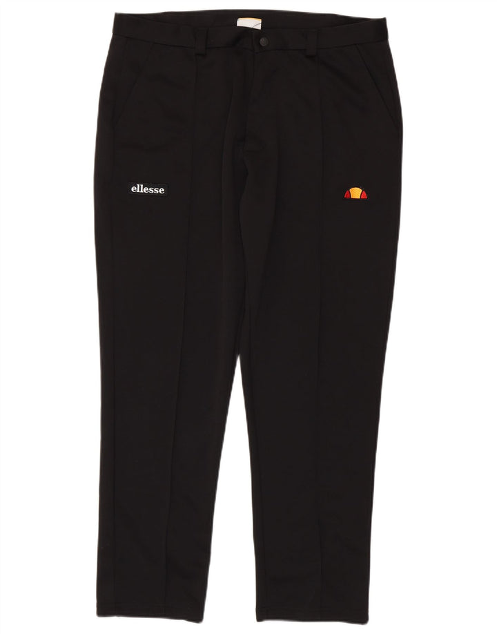 Muške uske chino hlače Ellesse XL W38 L28 crni poliester