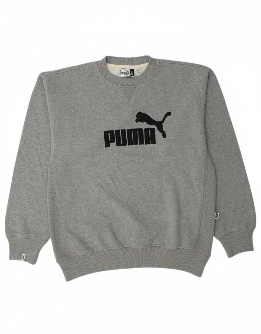 PUMA Mens Graphic Sweatshirt Jumper XL Grey Cotton