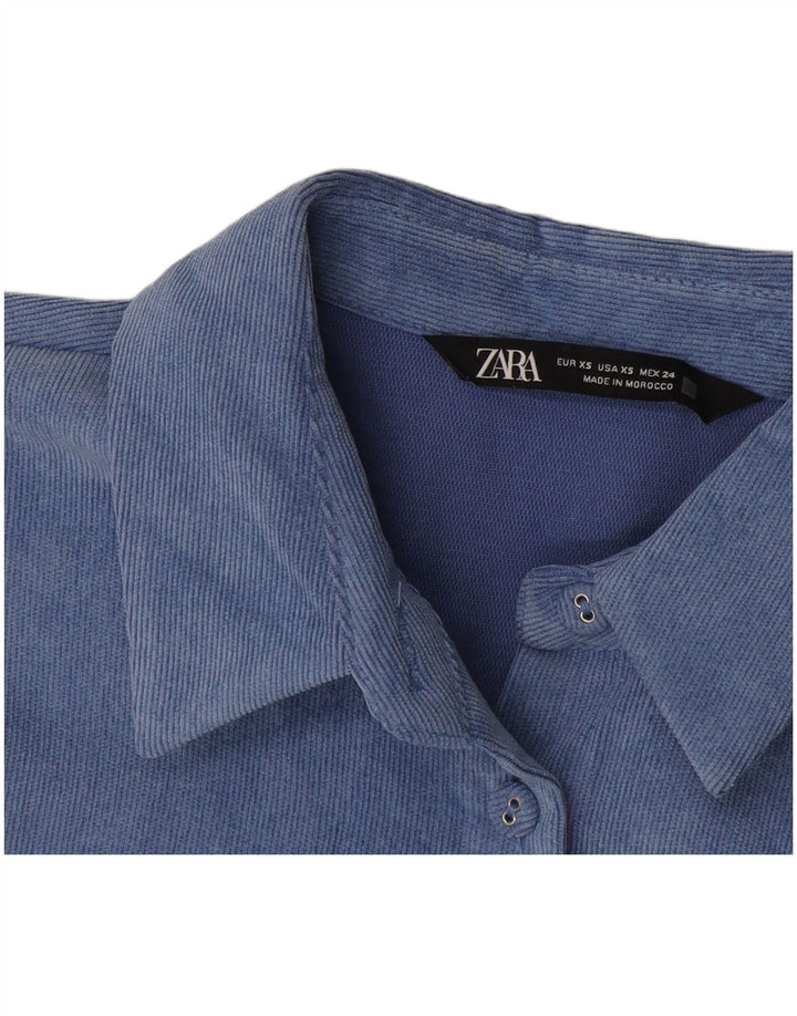 Zara muška prevelika košulja UK 6 XS plava