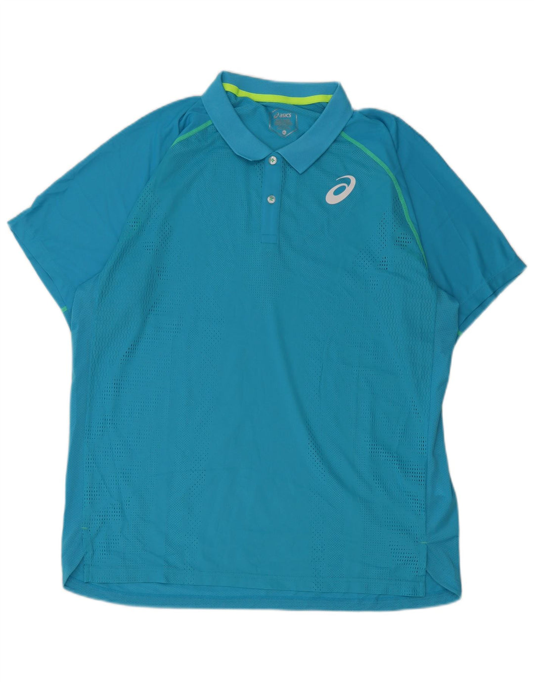 Asics muška polo majica XL plavi poliester