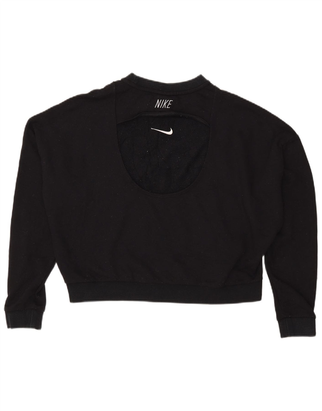 Nike ženska majica prekomjerne veličine UK 18 XL crni poliester