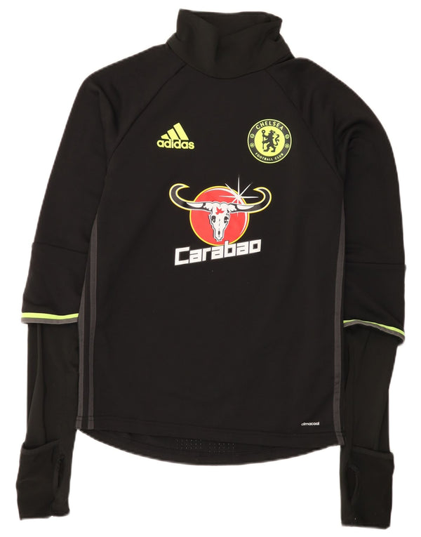 Adidas muška majica Chelsea FC Graphic s dugim rukavima XS crni poliester