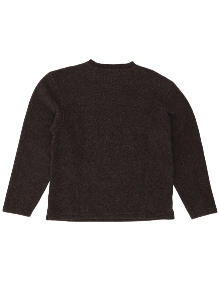 INFINITY muški džemper s morskim izrezom, srednje sivi poliester