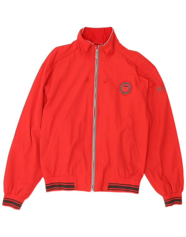 Helly Hansen muška grafička bomber jakna UK 40 velika crvena poliamidna sportska