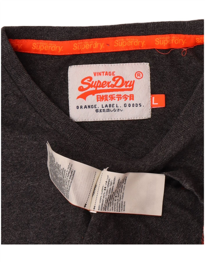 Superdry muška majica kratkih rukava Veliki sivi flekasti pamuk