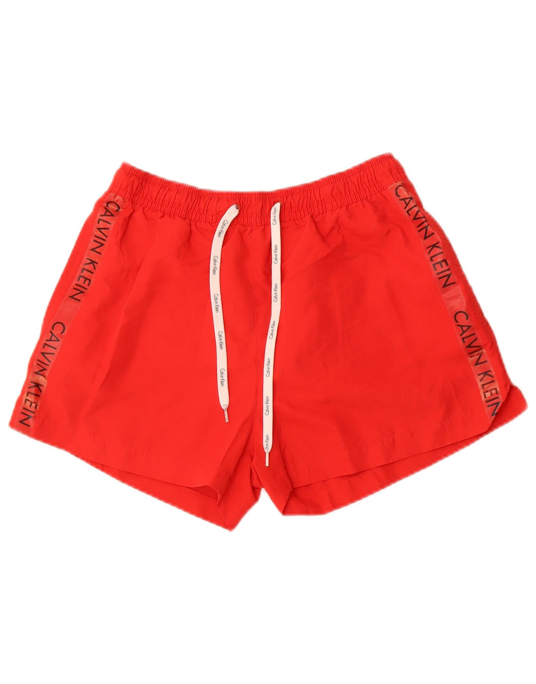 Male crvene poliesterske muške kratke hlače za plivanje Calvin Klein s grafičkim motivima