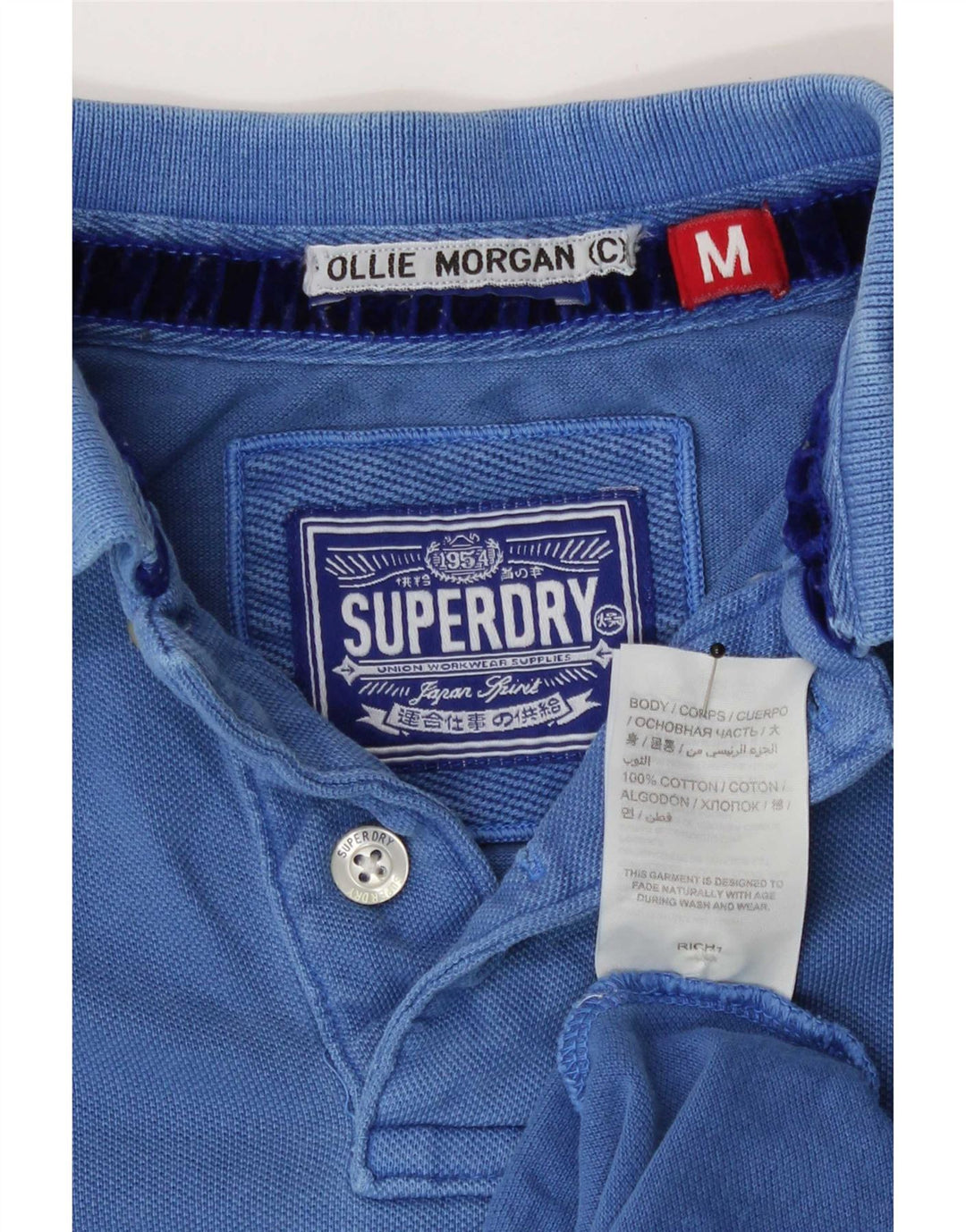 Superdry muška polo majica Srednje plava