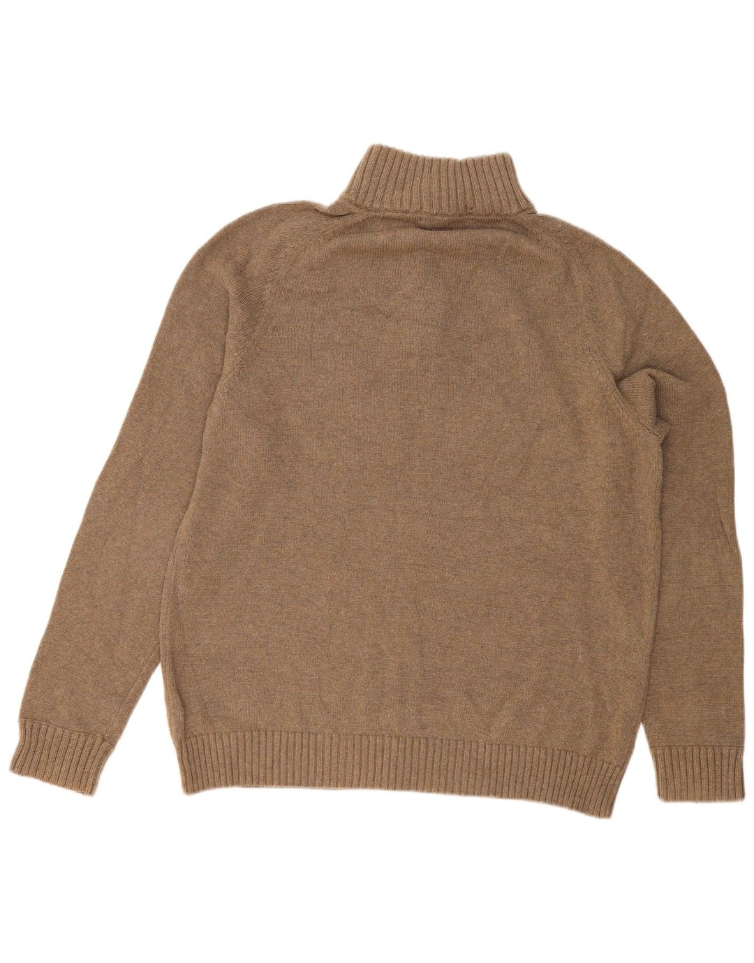 J. Crew muški pulover s dugmadima i ovratnikom XL, sivi pamuk