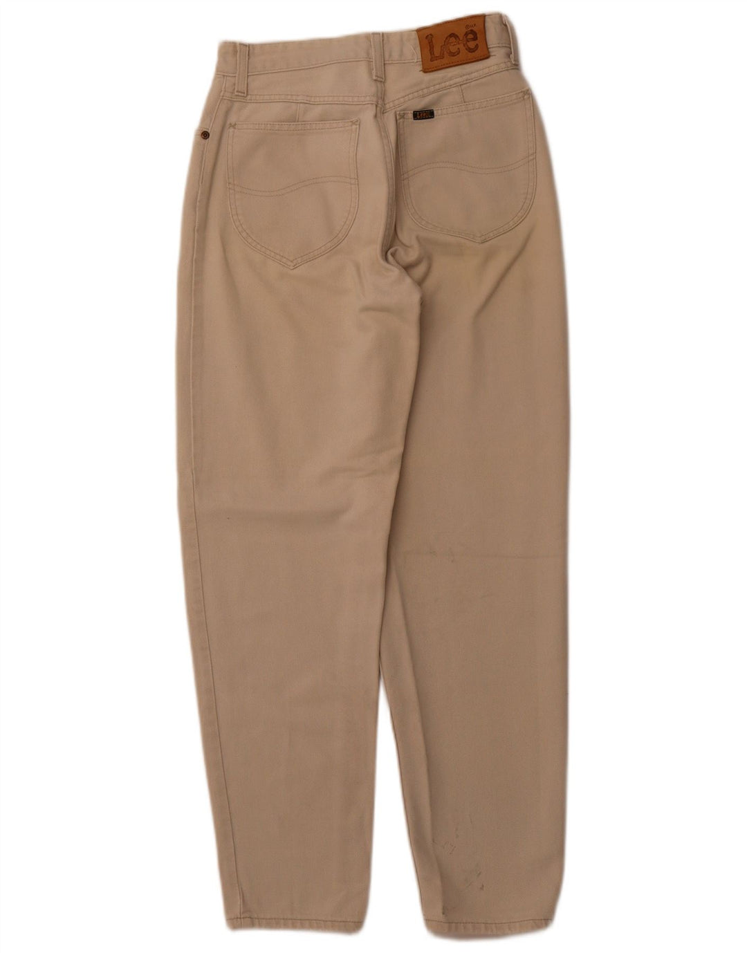 LEE Ženske sužene traperice visokog struka W26 L28 Bež