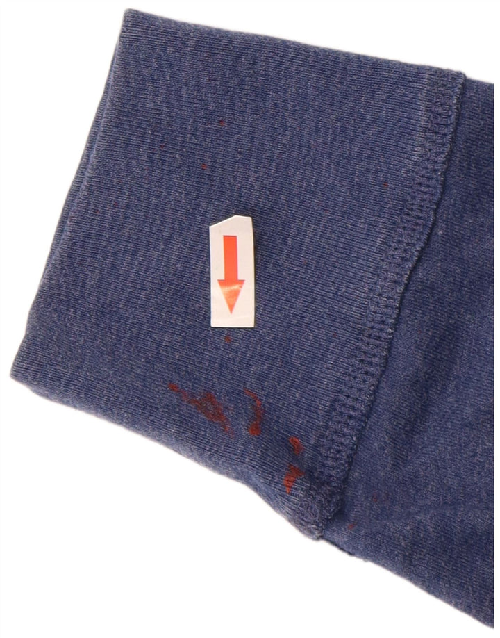 J. Crew muška majica dugih rukava, veliki tamnoplavi pamuk