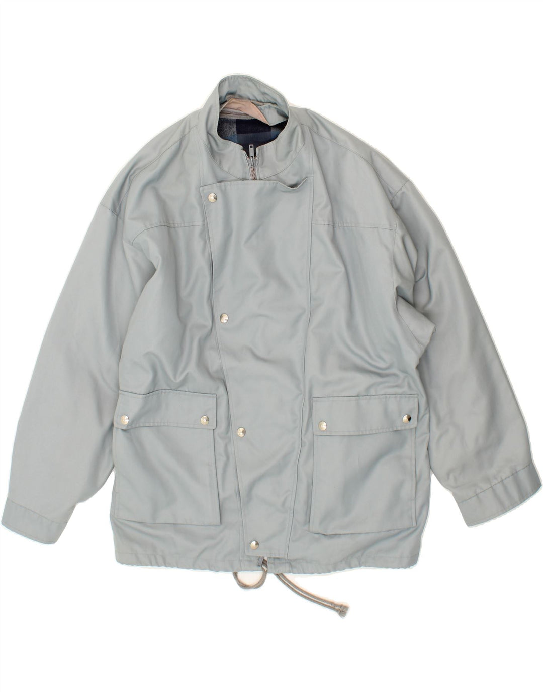 VINTAGE Mens Windbreaker Jacket UK 40 Large Blue Vintage Vintage and Second-Hand Vintage from Messina Hembry 